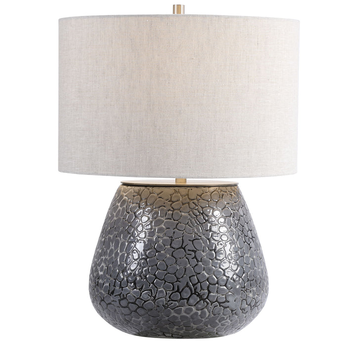 Pebbles - Table Lamp - Metallic Gray