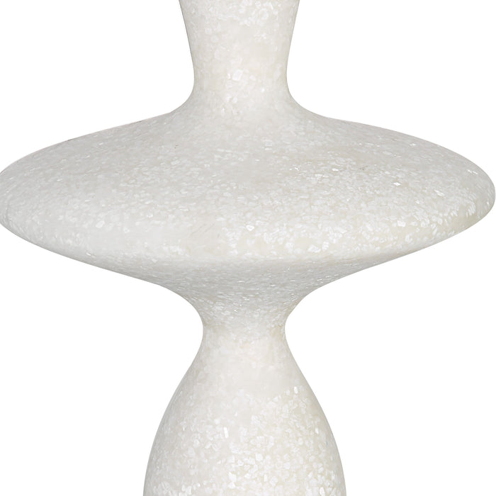 Inverse - Marble Table Lamp - White