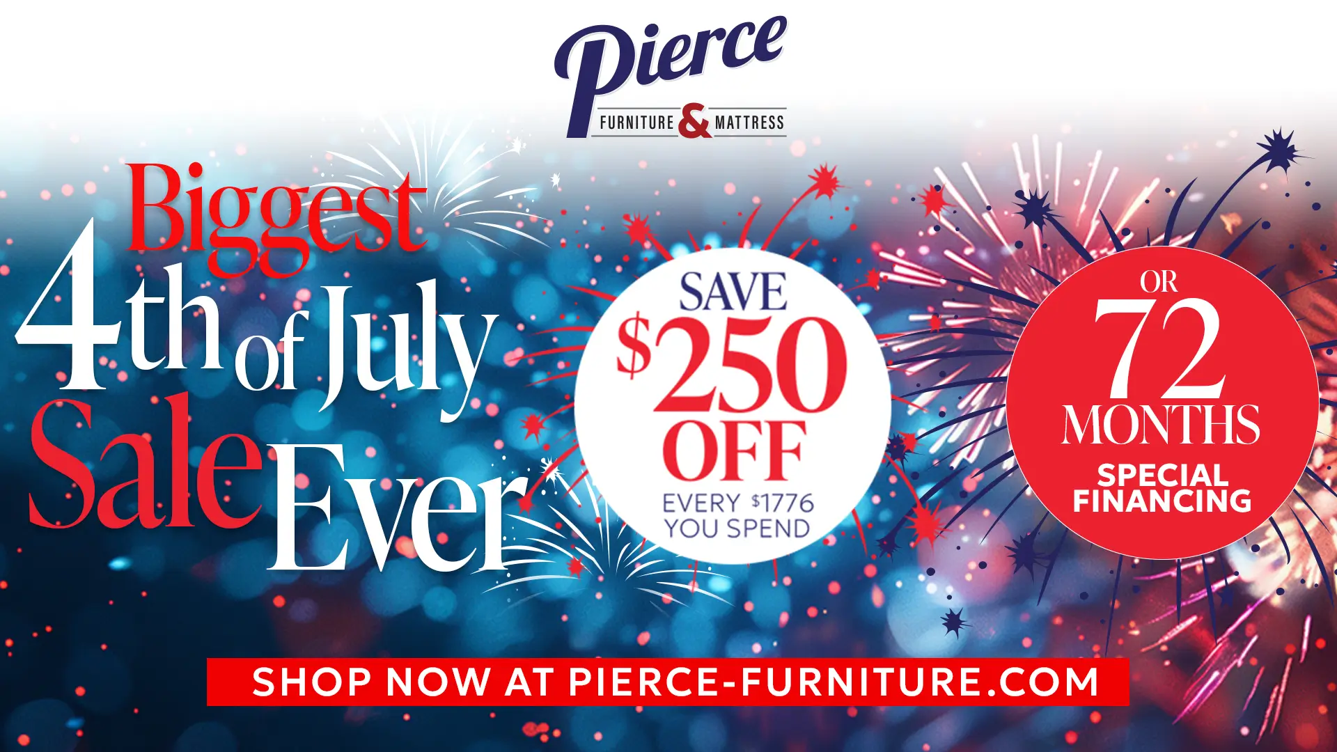 Pierce Furniture 4th of July Online Rotators 2