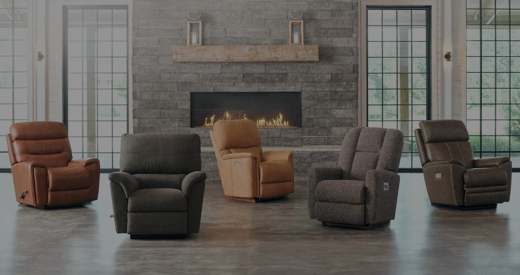 Darkened Pierce La Z Boy Recliners