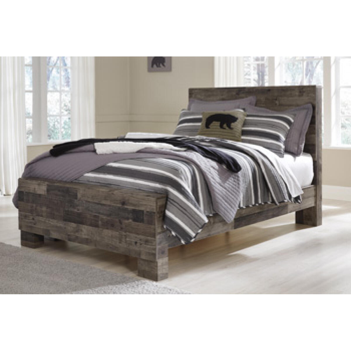 0bec2eb2d74f49aa20abf444edd777af Derekson Full Panel Bed - Image 1