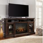 Roddinton 72" TV Stand with Electric Fireplace - Image 3