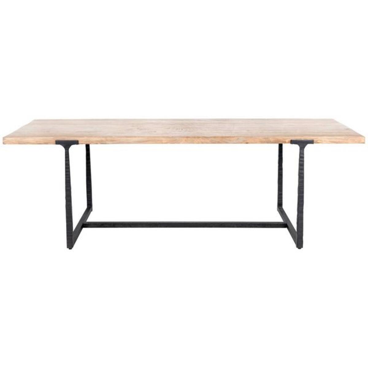 Nest Home Collections Evie Beige/Natural Grey Dining Table Nest Home Collections Evie Beige/Natural Grey Dining Table - Image 1
