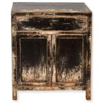 Nest Home Collections Amelia Distressed Black Cabinet