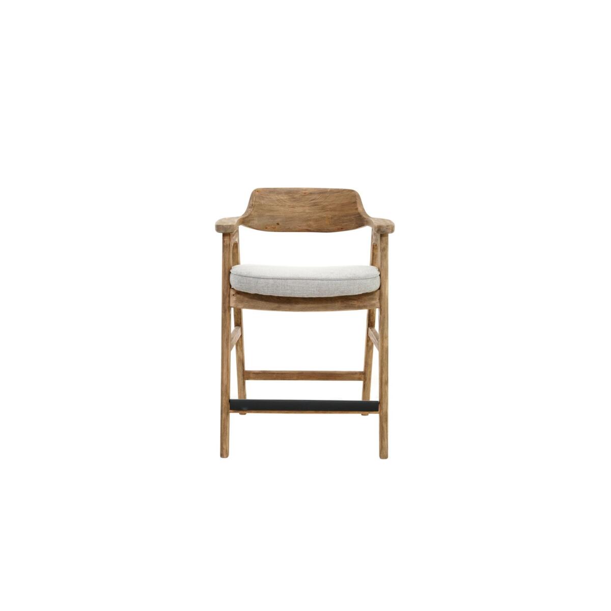 Wagner Counter Chair Natural / Anew Grey Wagner Counter Chair Natural / Anew Grey - Image 1
