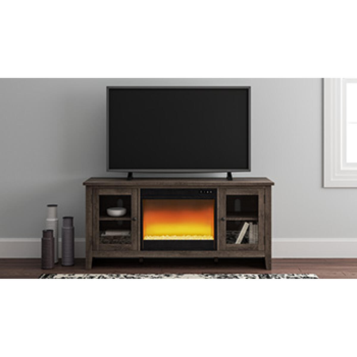 44b917875d07fc39333d6744b5e377b9 Arlenbry 60" TV Stand with Electric Fireplace - Image 1