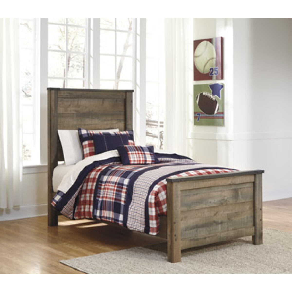 6a9aca32ece76fdcc9127a3f31caa974 Trinell Twin Panel Bed - Image 1