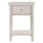 Modern Farmhouse Drawer Chair Side Table