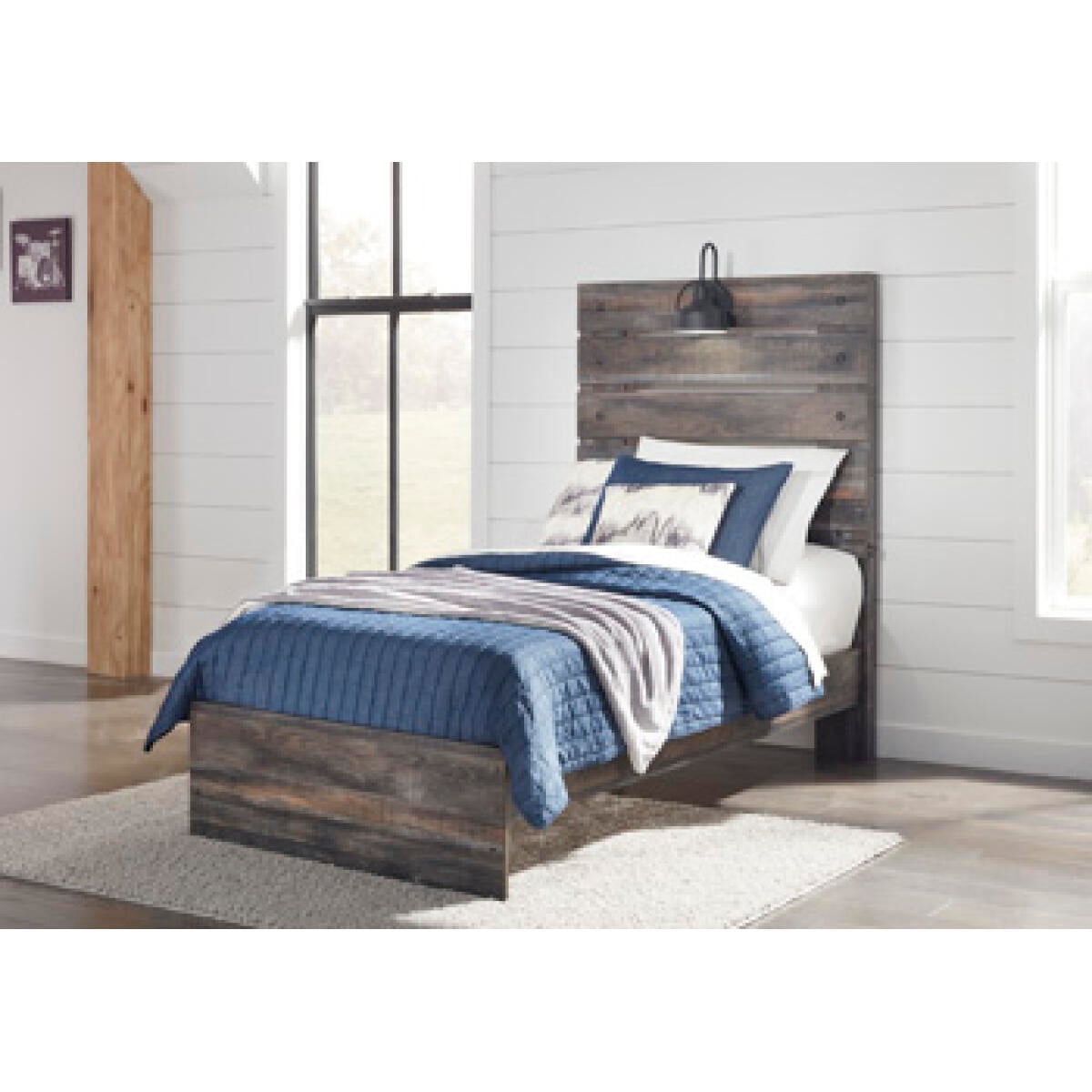 7f9aca08e40be1878d4e6651692d589f Drystan Twin Panel Bed - Image 1