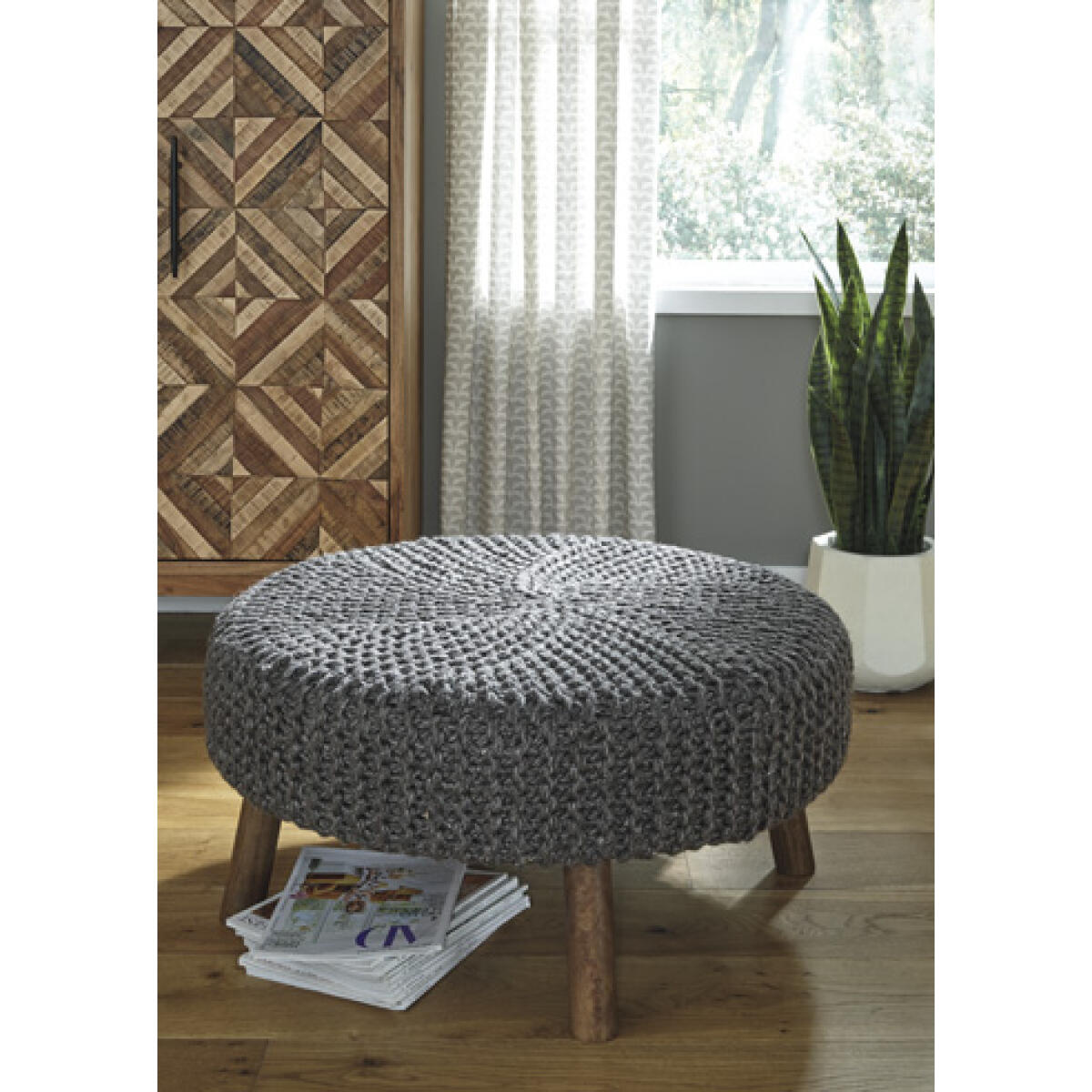 88afea686b2debba2ca603f2a3278b2a Jassmyn Oversized Accent Ottoman - Image 1