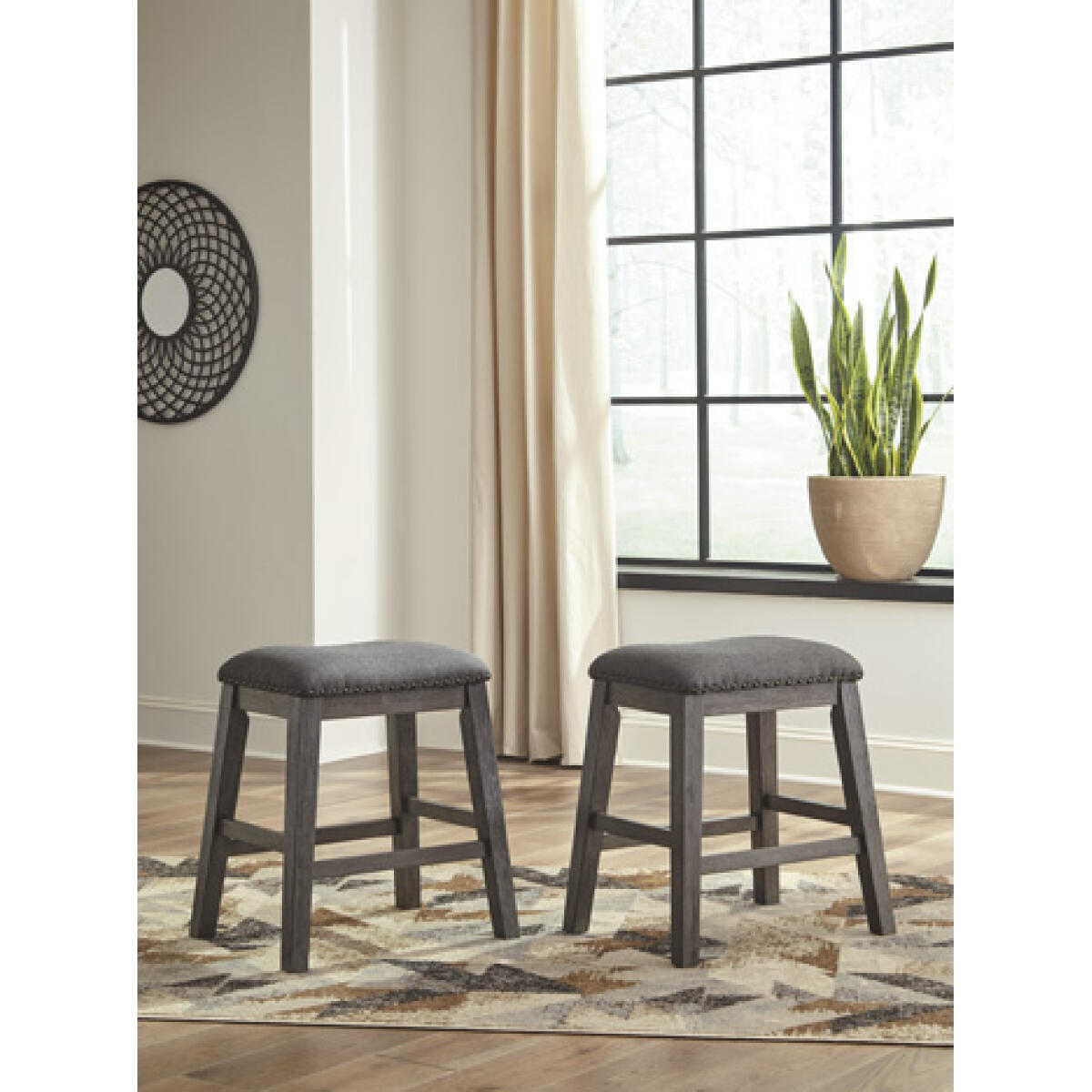 9ec4bb87260db018b7b9c790f4db29eb Caitbrook Counter Height Upholstered Bar Stool - Image 1
