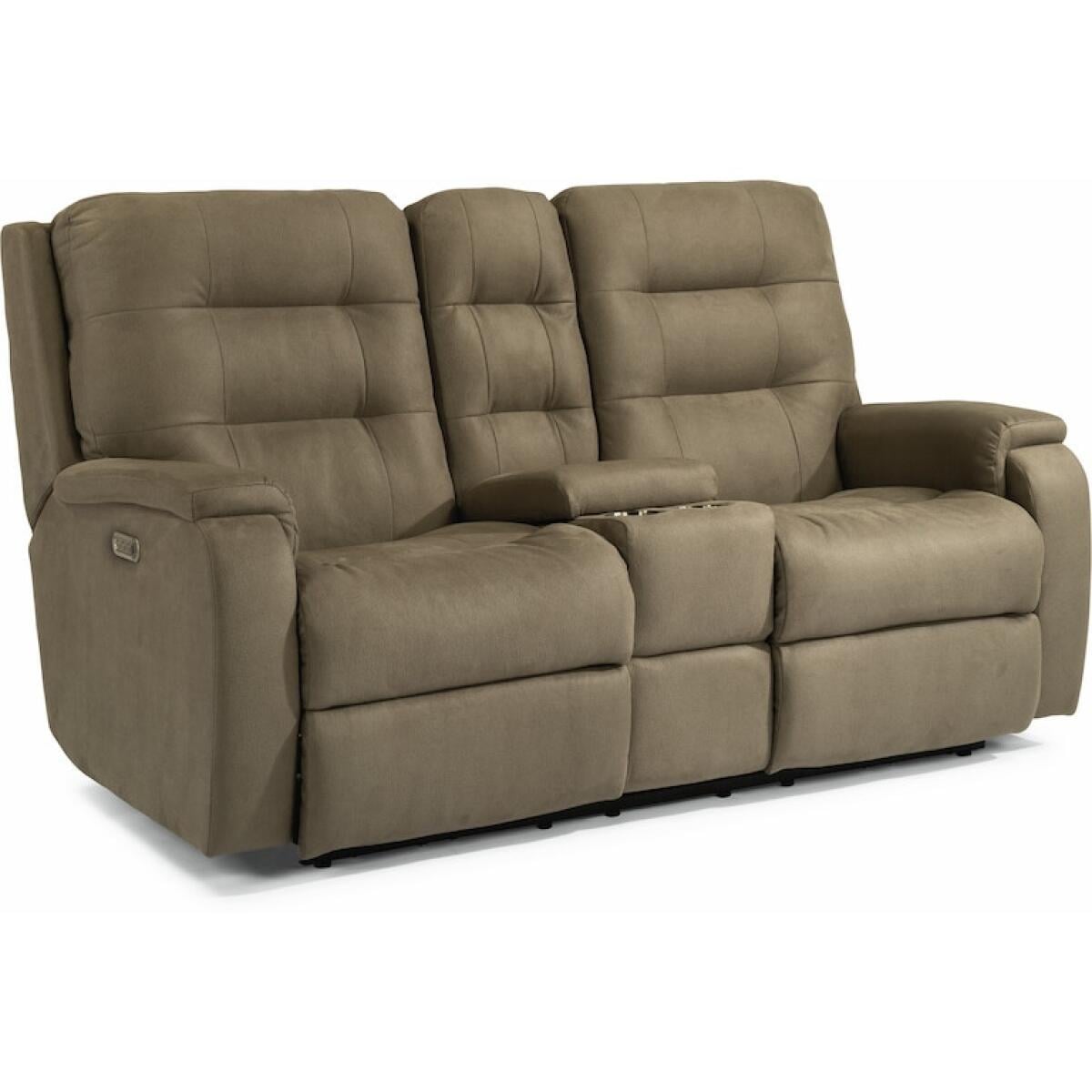 Arlo Power Reclining Loveseat with Console and Power Headrests and Lumbar Arlo Power Reclining Loveseat with Console and Power Headrests and Lumbar - Image 1