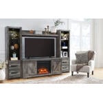 Wynnlow 4-Piece Entertainment Center with Electric Fireplace