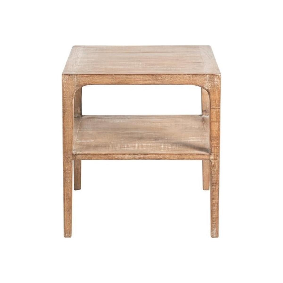 Morgan Corner Table Natural Grey Morgan Corner Table Natural Grey - Image 1