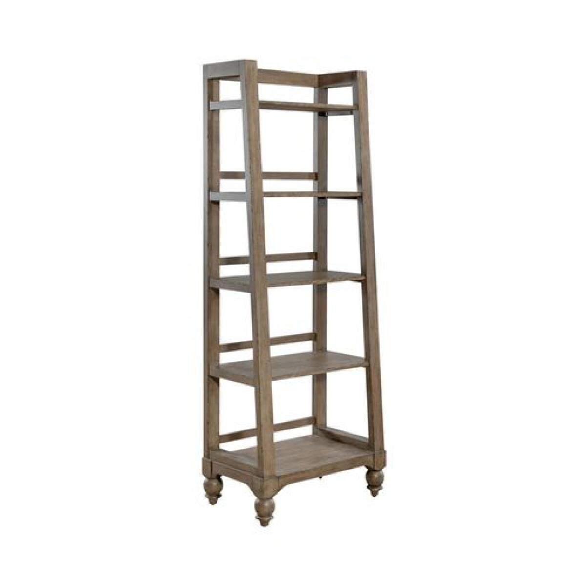 Americana Farmhouse Leaning Pier Bookcase Americana Farmhouse Leaning Pier Bookcase - Image 1