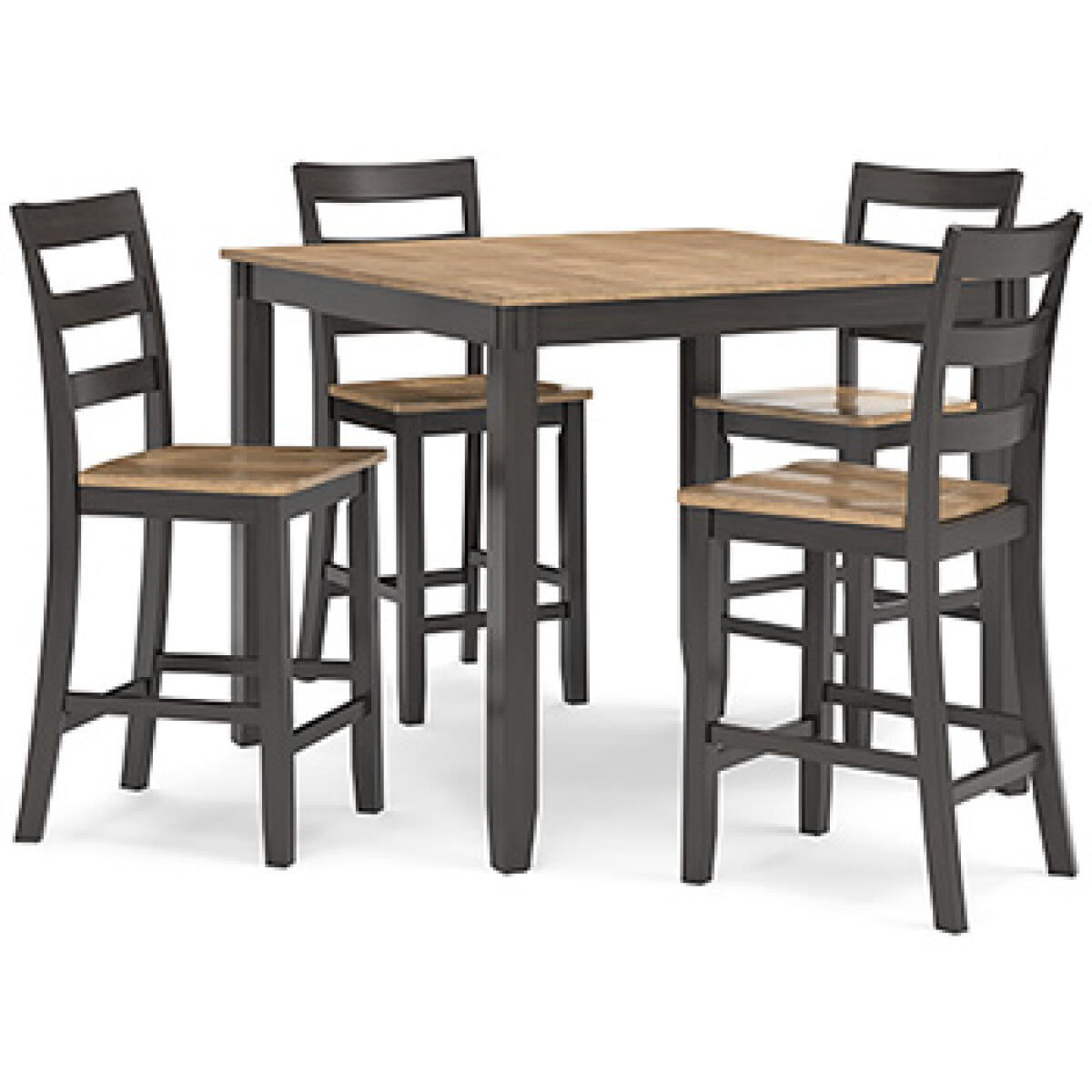 d05ffebb6fea3073042cb1411067e737 Gesthaven Counter Height Dining Table and 4 Barstools (Set of 5) - Image 1
