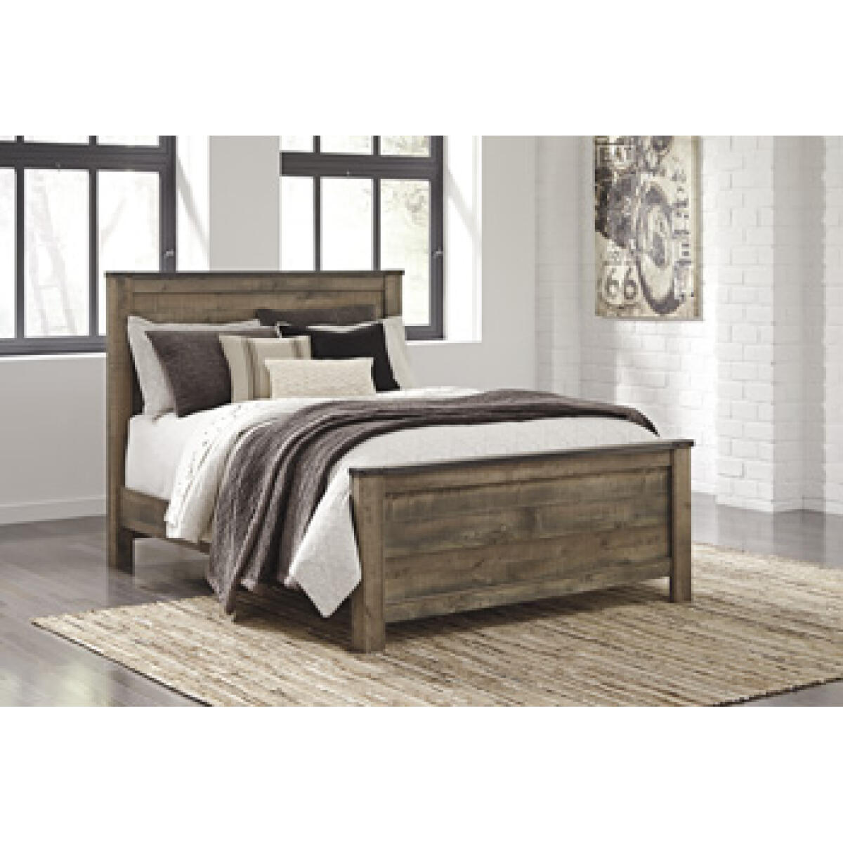 d283bdec6eda6f771af2b3c794833226 Trinell Queen Panel Bed - Image 1