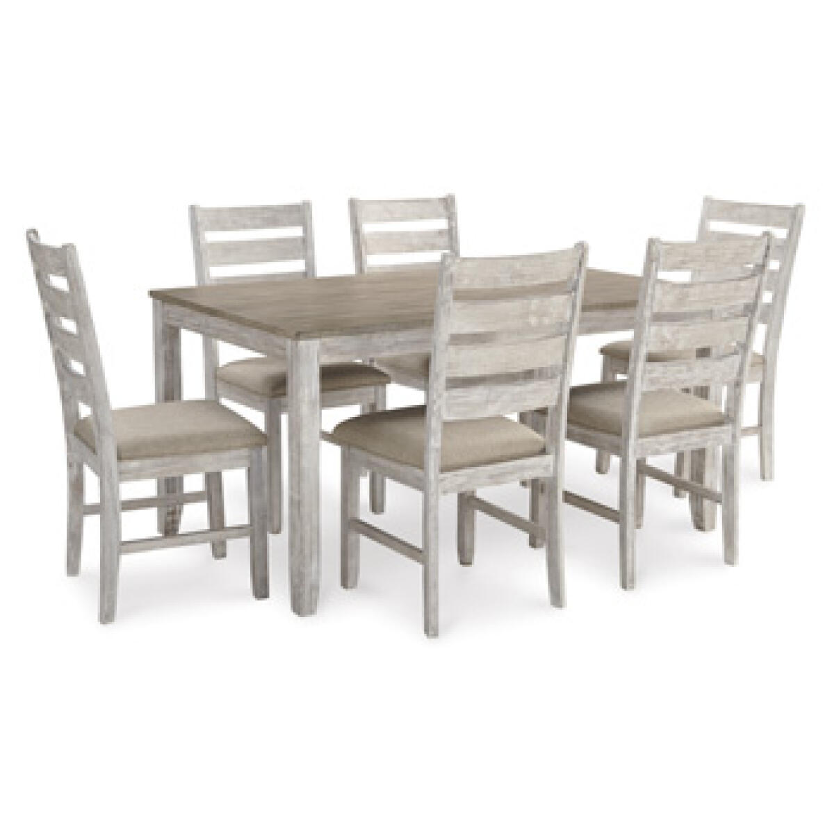 e4002d2b930a638b4090df7f72bc2cd6 Skempton Dining Table and Chairs (Set of 7) - Image 1