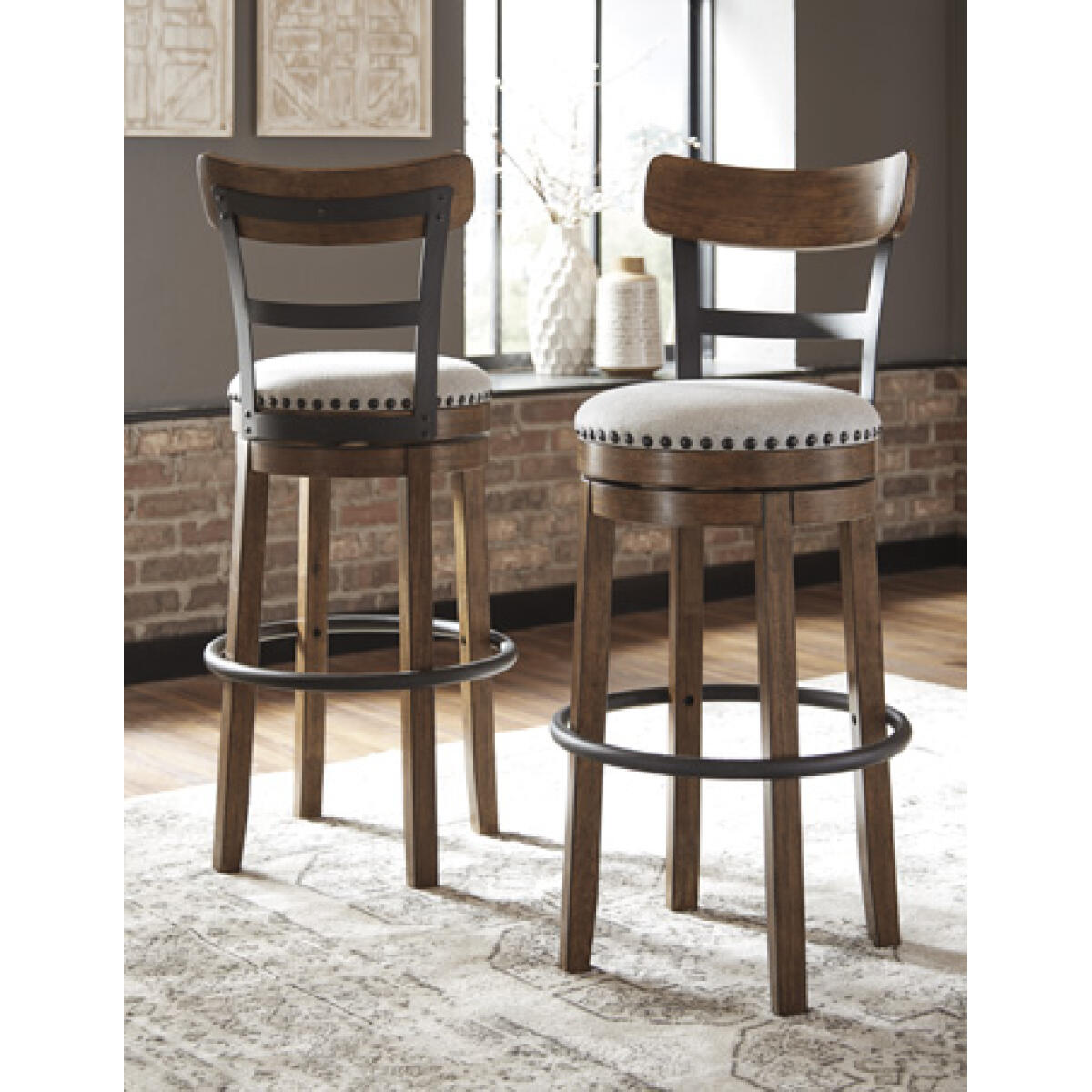 ef2950b17b9ee2689b76c60a8031ee0b Valebeck Bar Height Bar Stool - Image 1