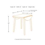 Hammis Dining Drop Leaf Table - Image 5