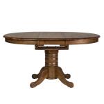 Carolina Crossing Oval Pedestal Table