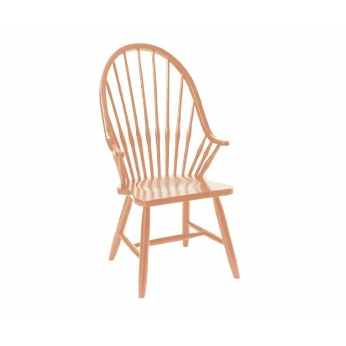 Windsor Arm Chair – Oak w/Sunset Finish Windsor Arm Chair - Oak w/Sunset Finish - Image 1