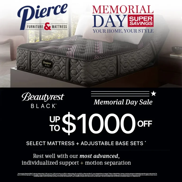 Pierce Memorial Day MATTRESS SM Image APR2026