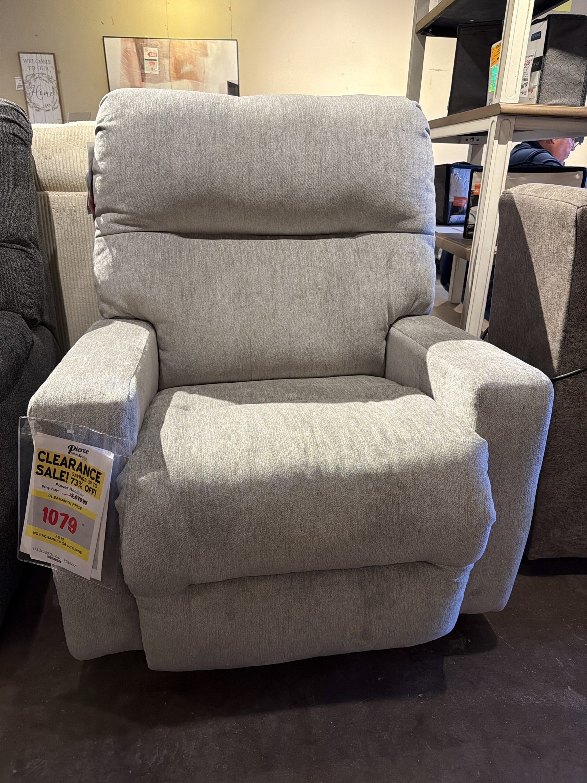 Floor Model — Best chair Power Recliner