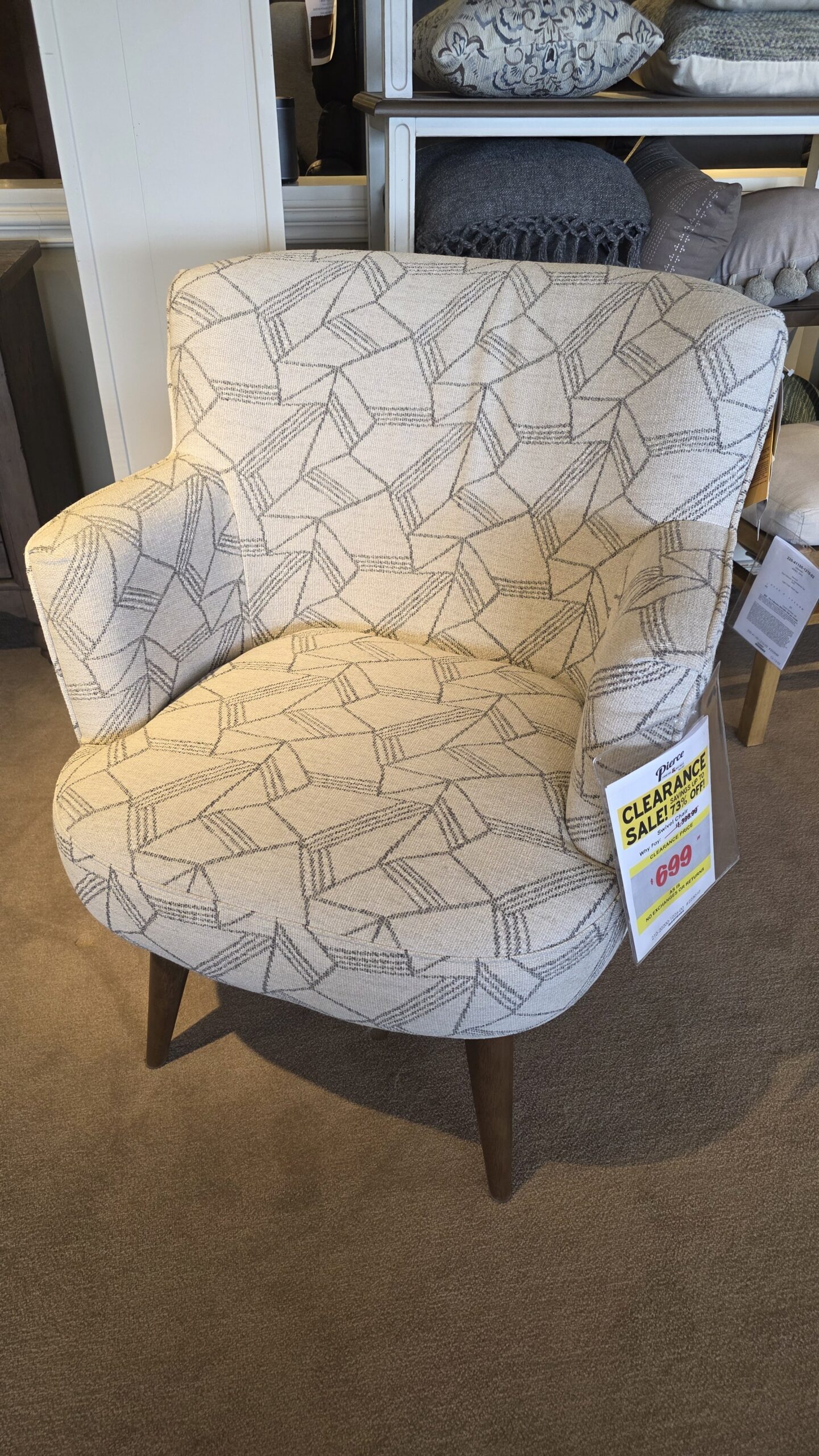 Floor Model Best Swivel Chair