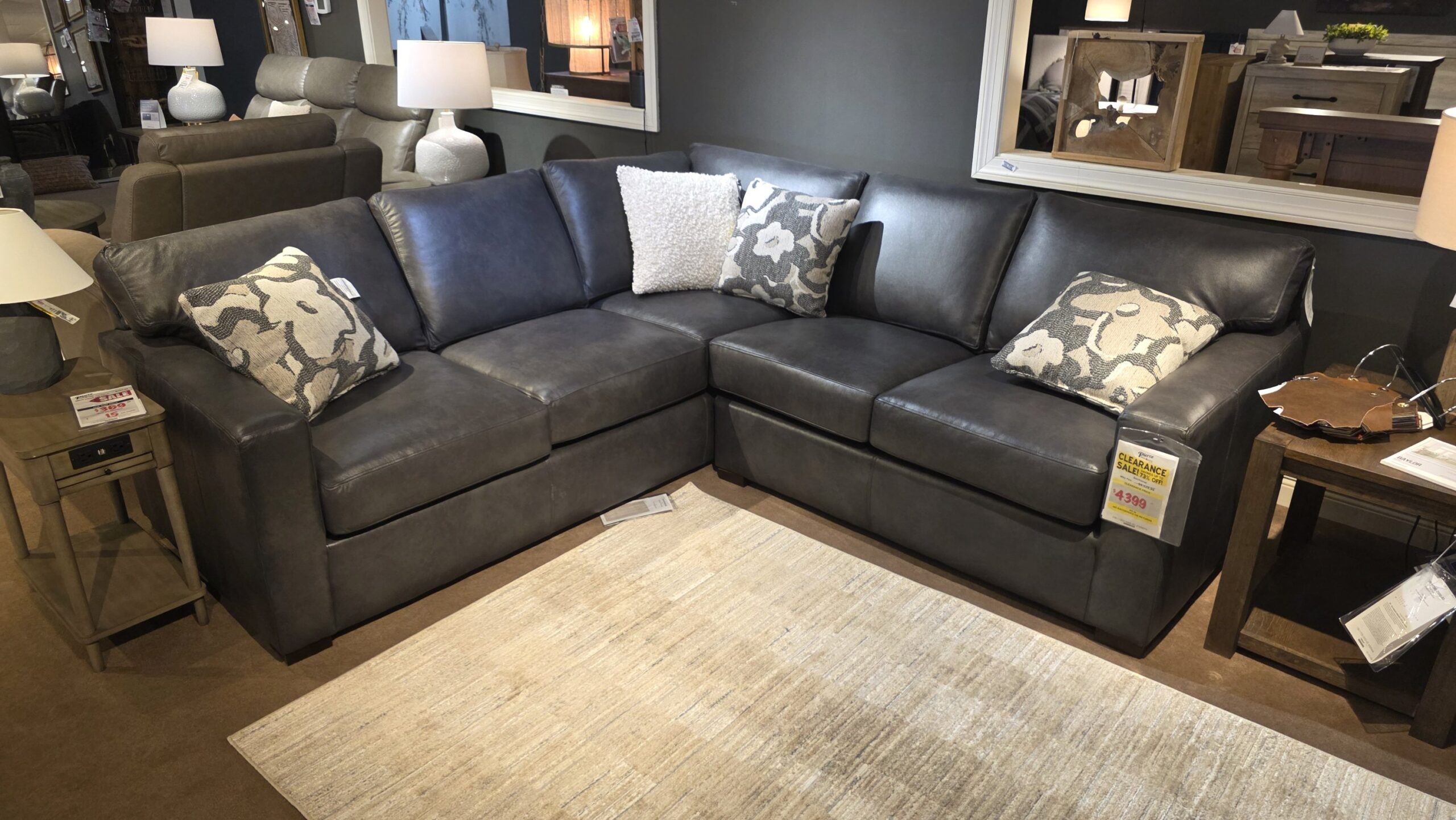 Floor Model England Sectional