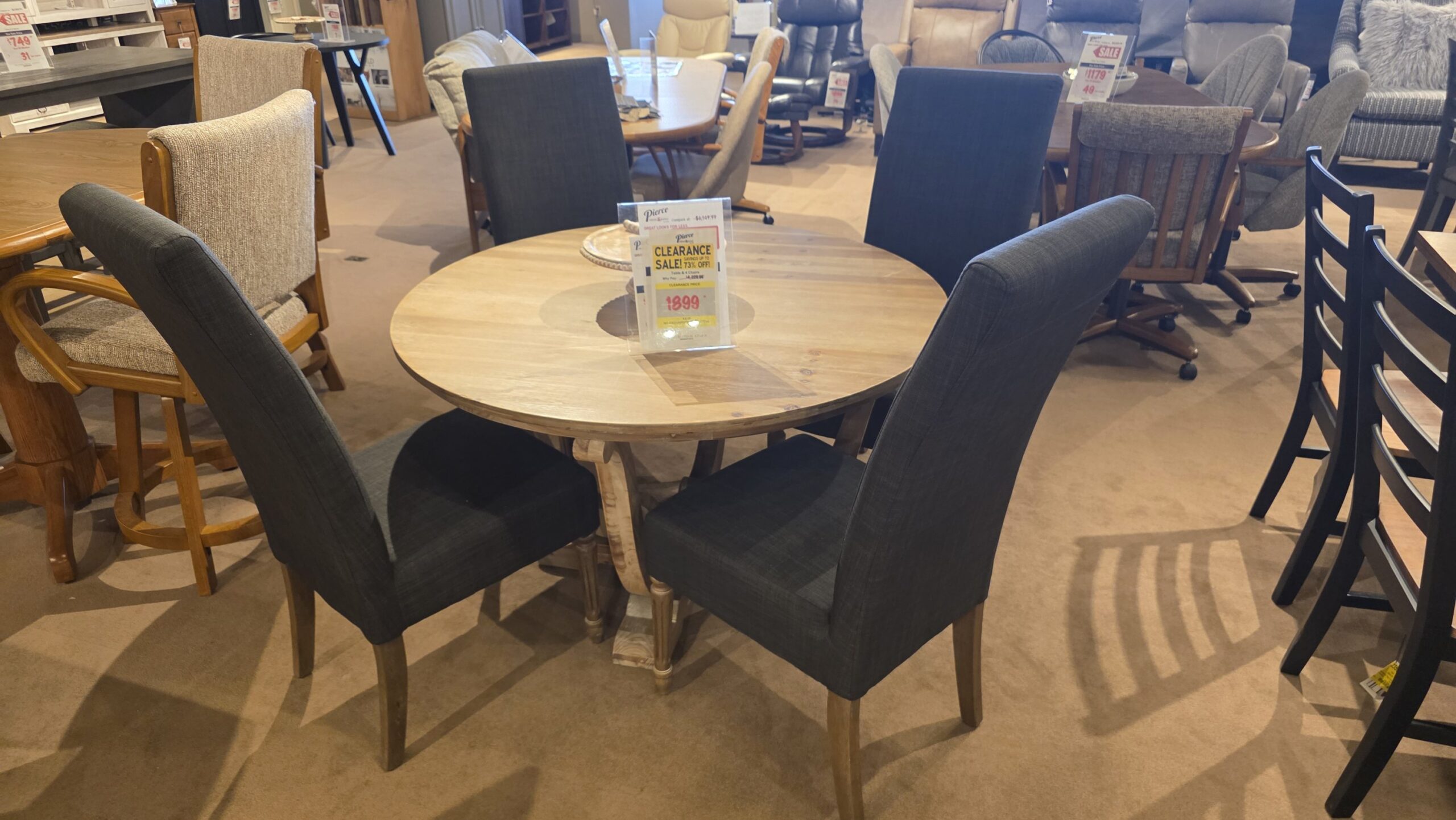 Floor Model Dining Set