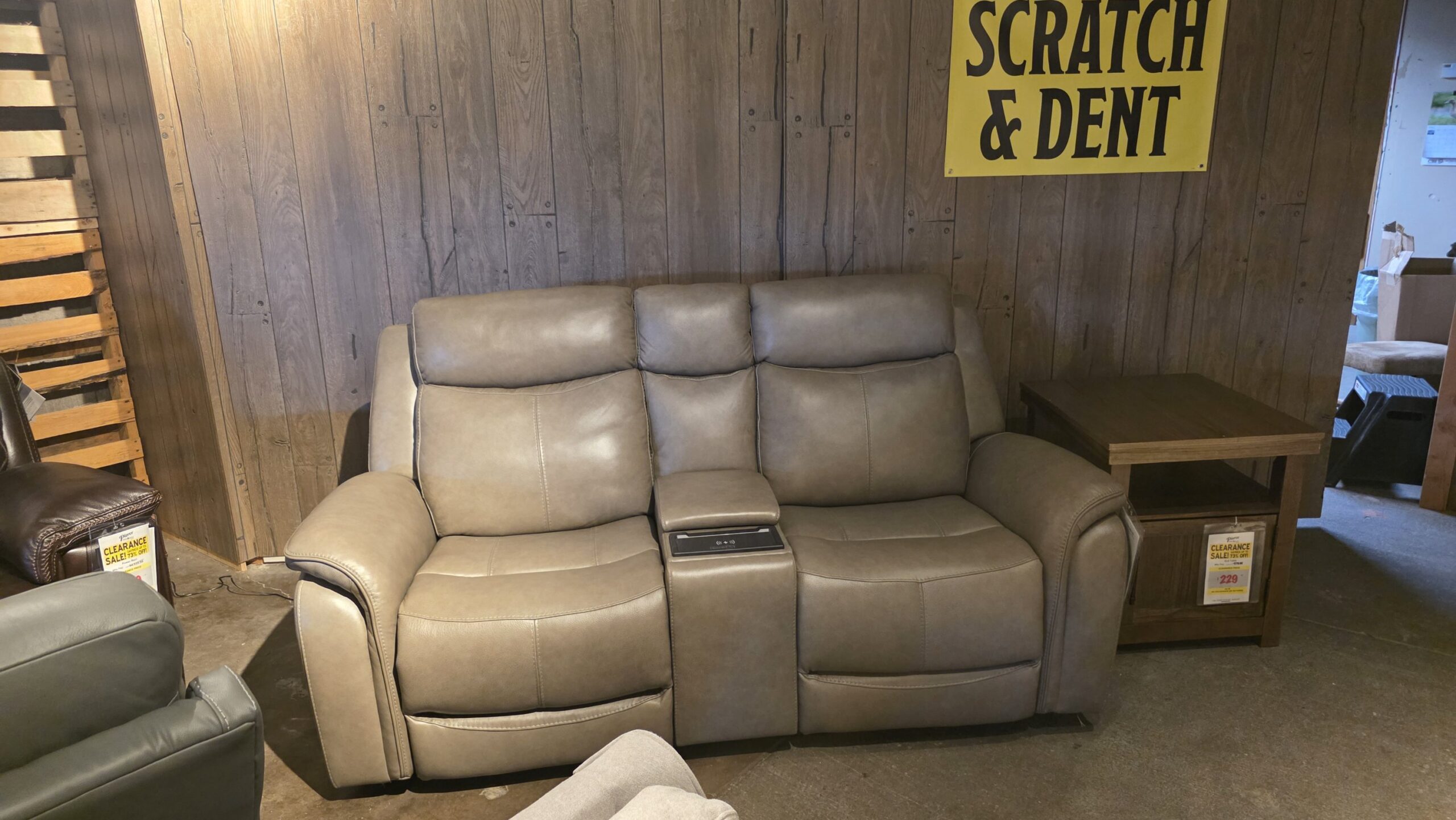 Clearance Southern Motion Power Loveseat